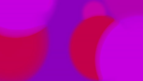 Animation of glowing multi coloured gradient abstract out of focus shapes