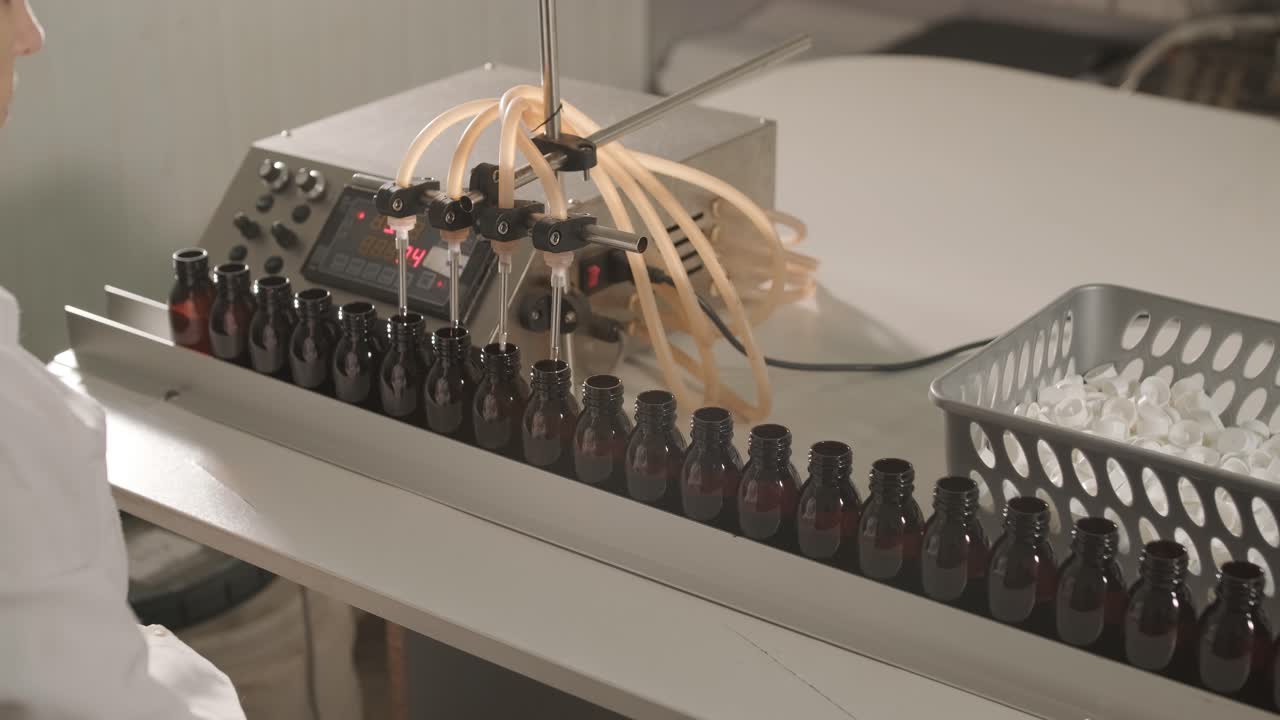 Pharmaceutical Bottle Filling Production Line