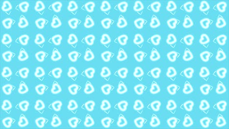 fondo de corazones blancos