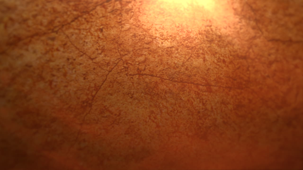 fondo naranja cinemático con sacudidas y partículas de movimiento