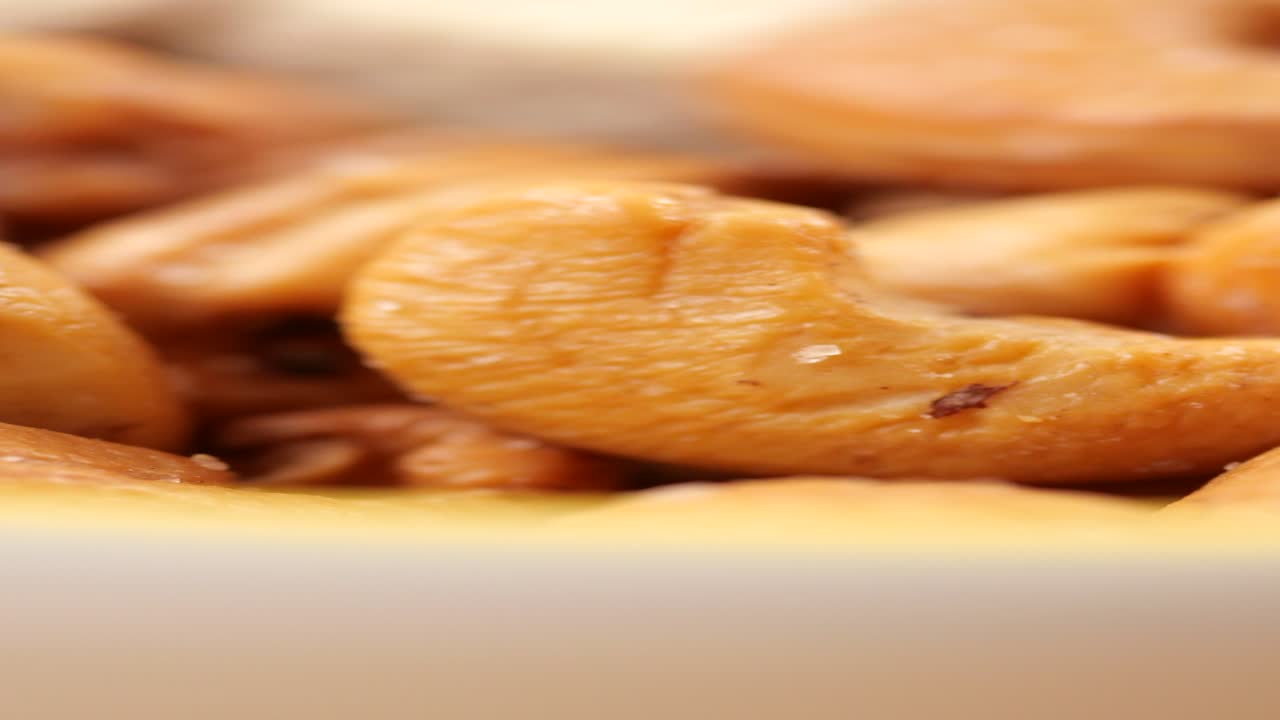 Close-up of Salted Cashews