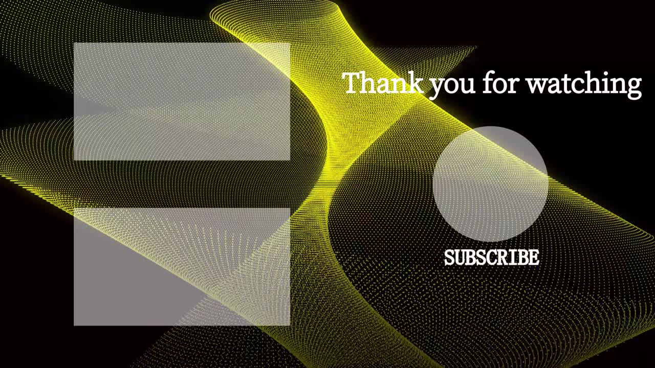 멋진 엔딩 카드 엔딩 스크린 모션 그래픽