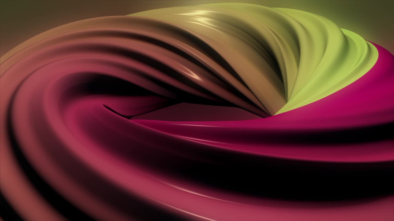 3d formas abstractas mínimas continuamente en bucle de una manera sin costuras. animación centrada con fondo. reflexiones sutiles y movimiento hipnótico