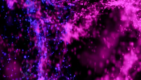 4k malla de red molecular abstracta.