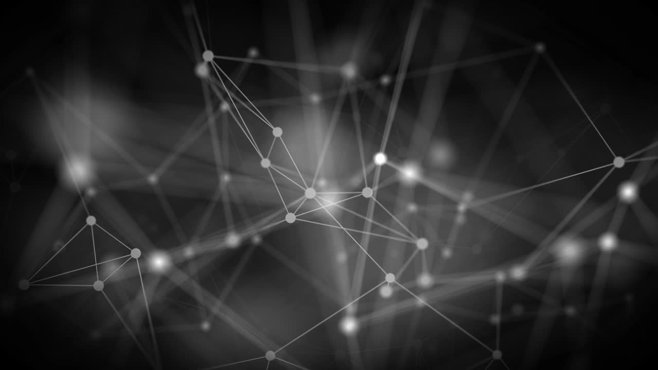 Abstract Loop Plexus Digital Geometric abstract background