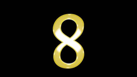 gold number 8