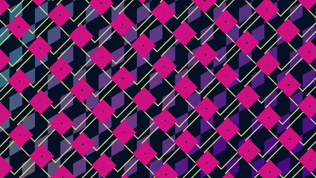 다이아몬드와 사각형 패턴