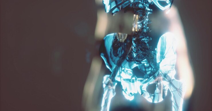 Exploring the intricate structure of the human body skeleton in detail
