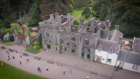 the ruins of a scottish castle