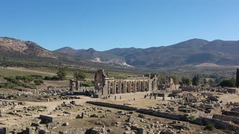 volubilis, an ancient roman city in morocco, served as a vibrant political and economic center, celebrated today for its mosaics, temples, and extensive archaeological remains