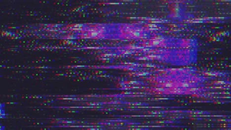 diseño único abstracto animación digital ruido de píxeles error de fallo daño de video
