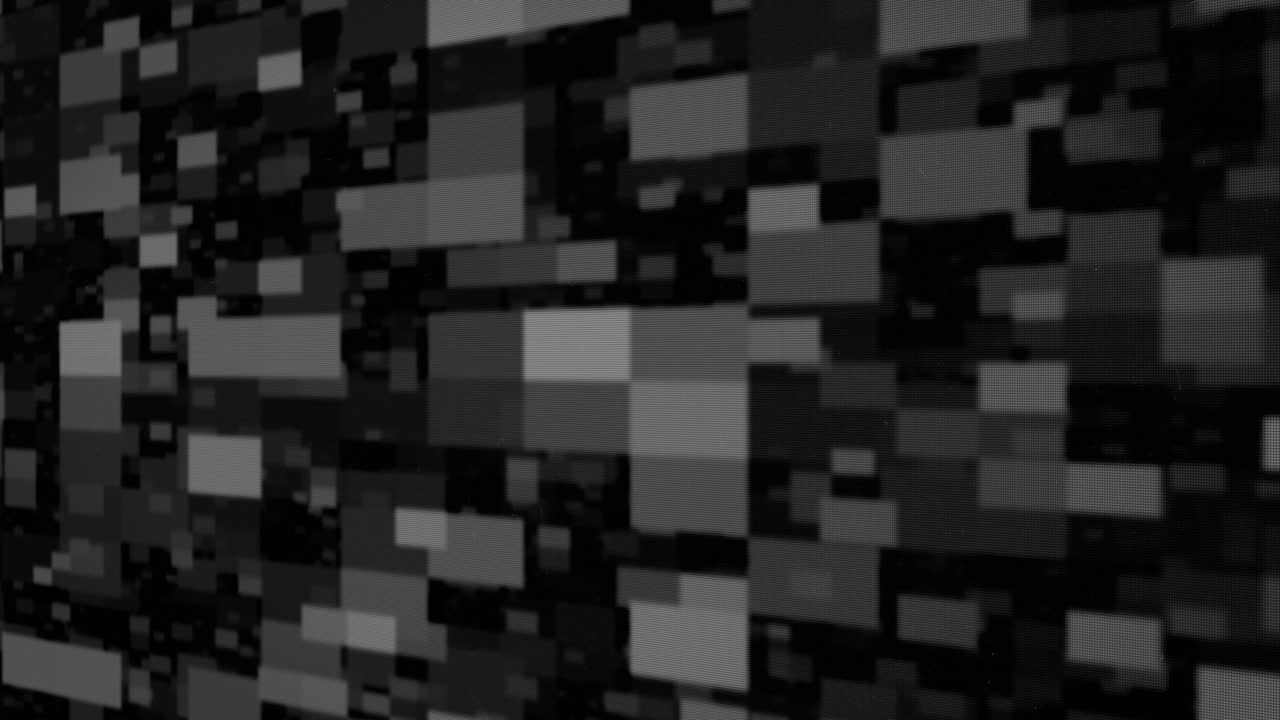 mensaje de error fatal pixel animación de la pantalla de la computadora de cerca