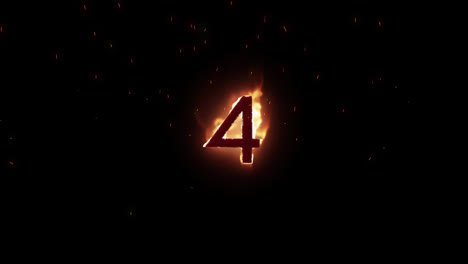 Number-4-appearing-in-fire