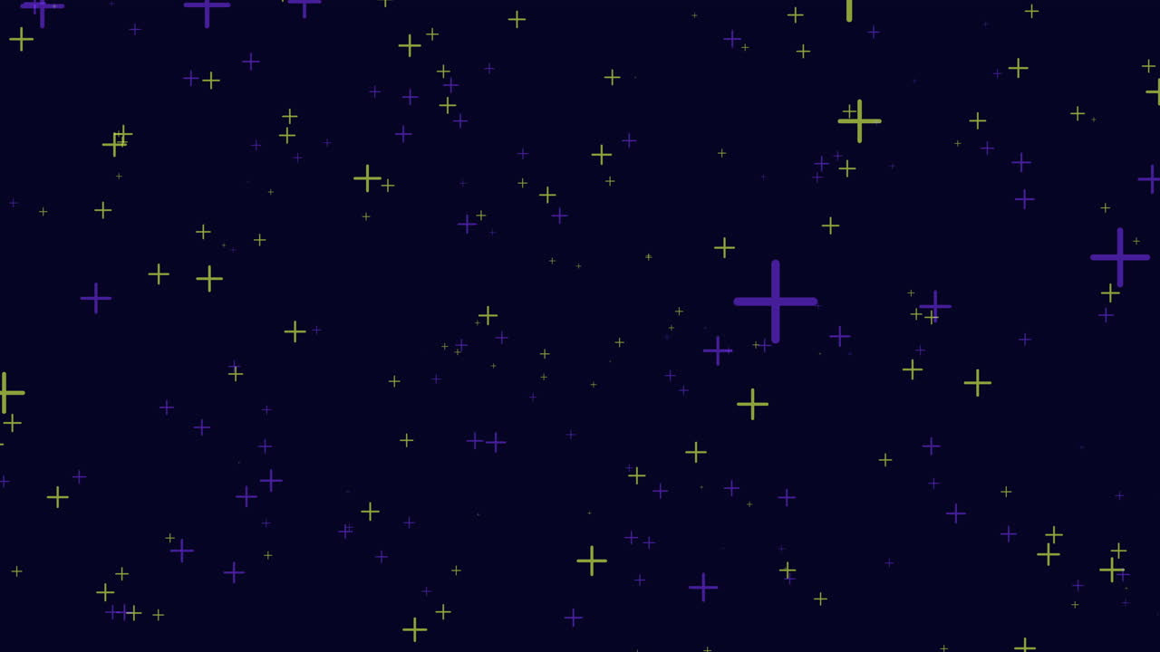 어두운 공간에서 작은 녹색과 적십자 비행