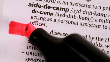 AIDS highlighted in red