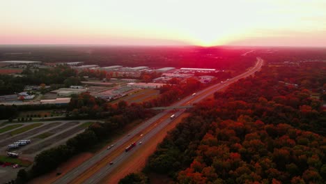 orbiting-aerial-dry-van-semi-truck-drivers-and-flatdbed-truckers-on-interstate