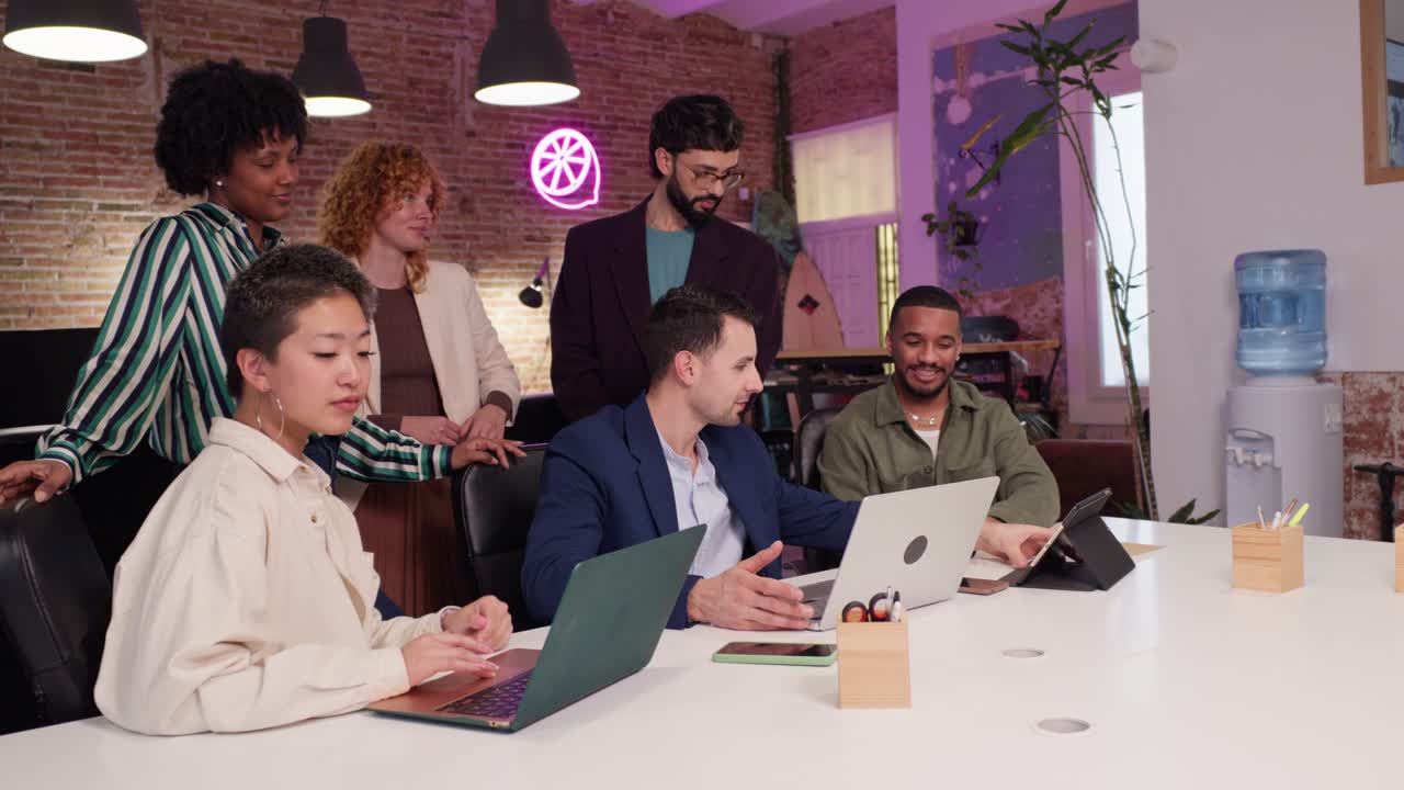 Business team collaborating in the office