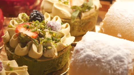delicious cakes and pastries