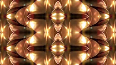 abstract geometric gold/bronze pattern
