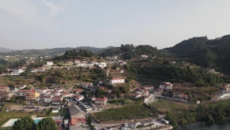 Castelo-de-paiva-cityscape-pan-shot-in-Portugal