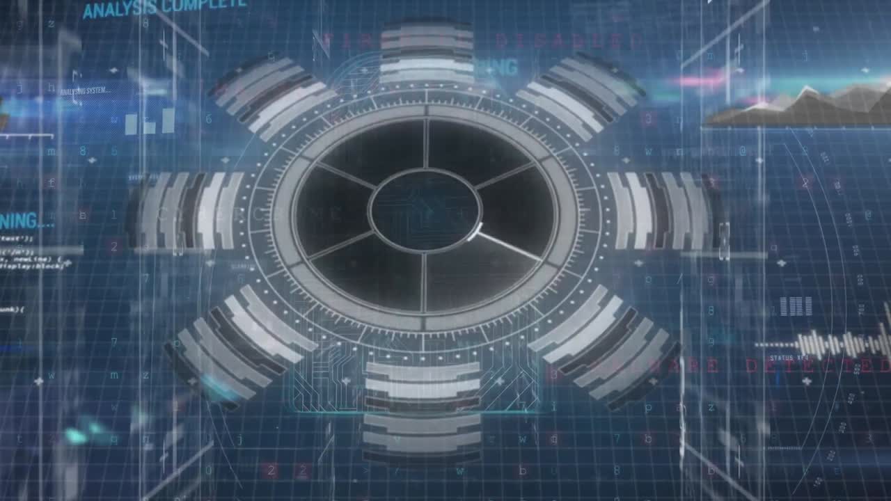 데이터 처리 및 스 스캔의 애니메이션 이동 열