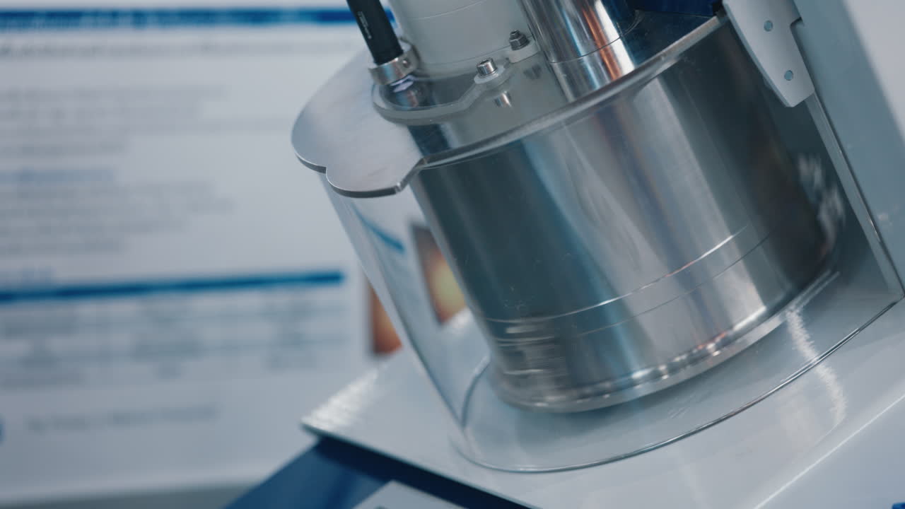 Close-up of a Scientific Instrument in a Laboratory