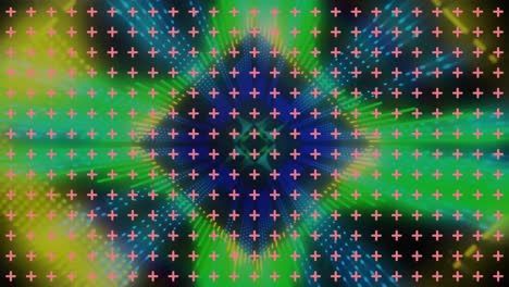 el video del desafío aceptó el texto sobre el patrón brillante y el metaverso.