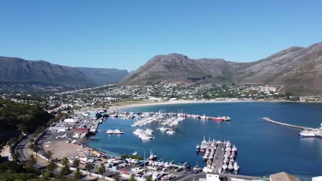 Hout-Bay-Ciudad-Del-Cabo-Sudáfrica-En-Drone