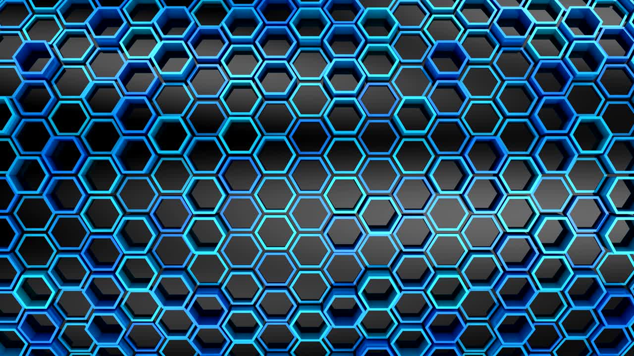 el fondo de los hexágonos