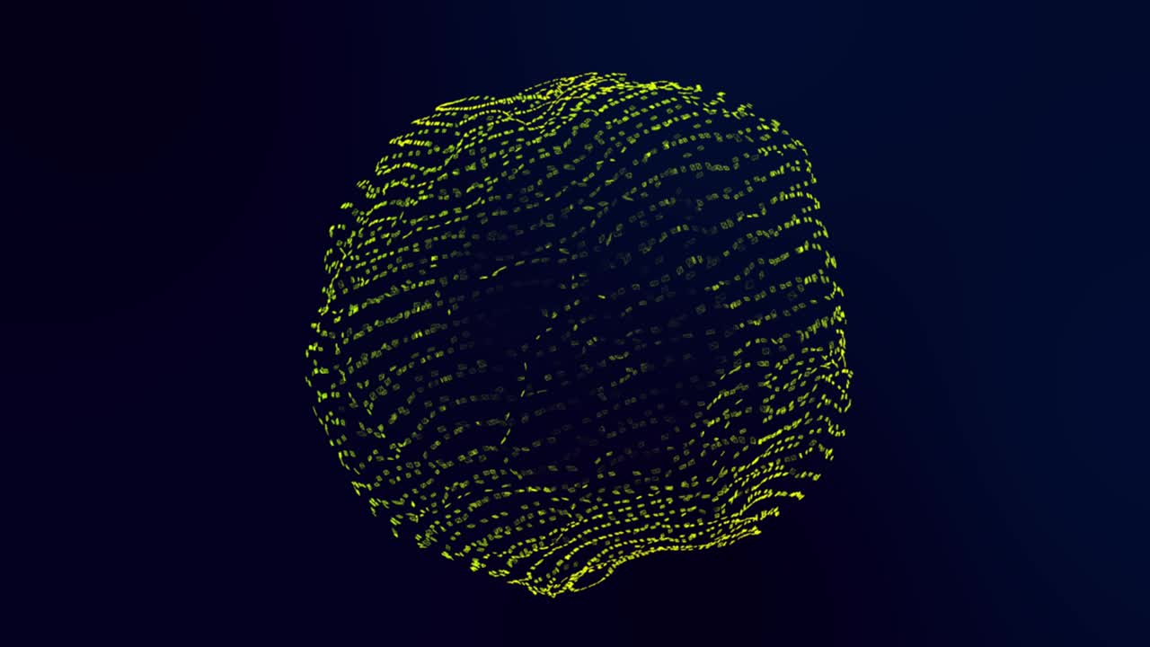 Digital audio equalizer, 4K Simple equalizer looping, 4K Digital wave equalizer Blue background, Strobe Light, Ball of Moving Particles