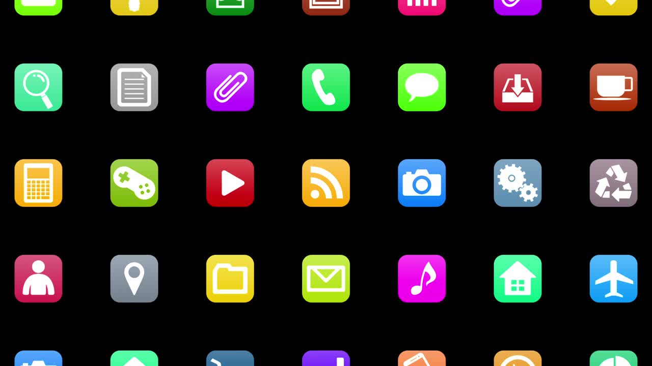icono de tecnología símbolo de red dispositivos digitales en el fondo de internet