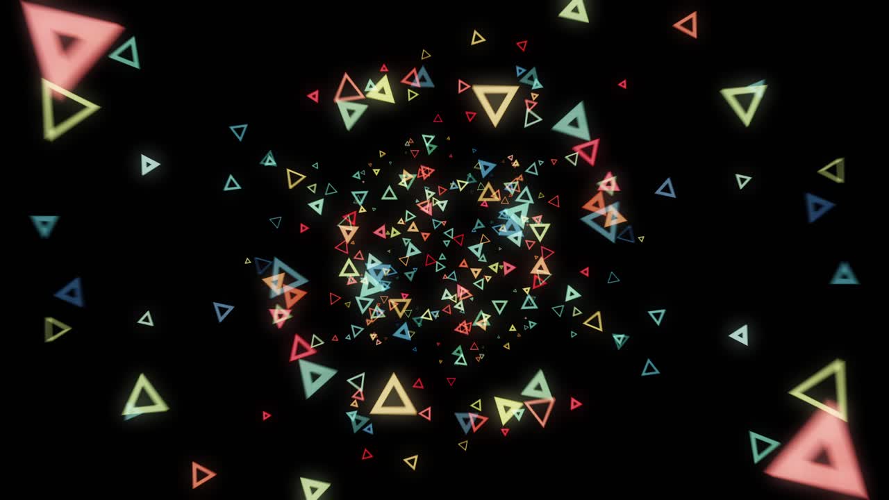 추상적인 반이는 삼각형