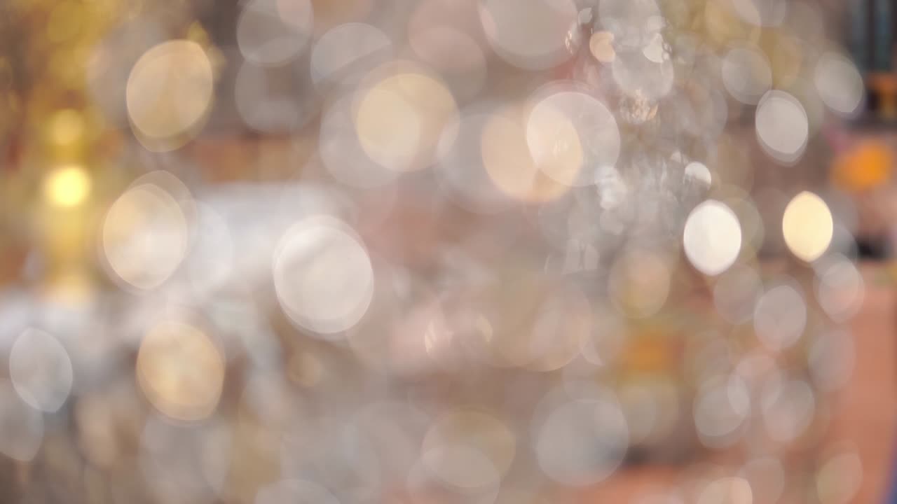 fondo bokeh dorado, imágenes de 4k de objeto amarillo y dorado