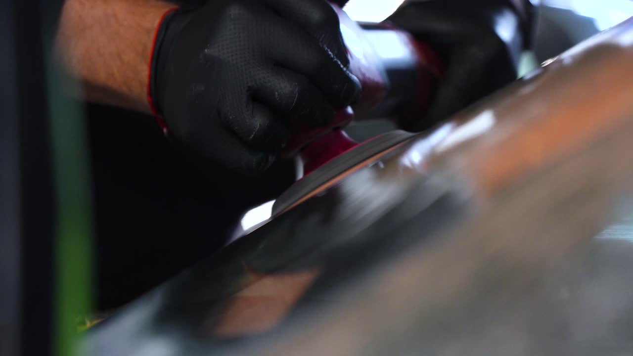 자동차 세부 사항 및 청소 개념