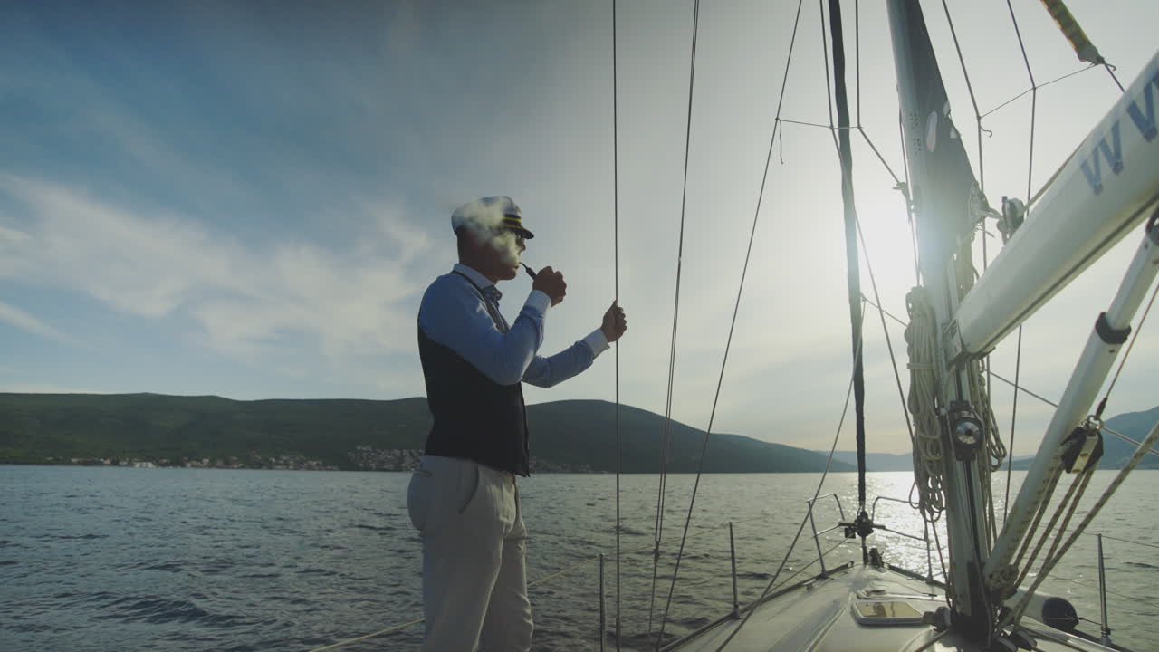 Sailor on a Yacht