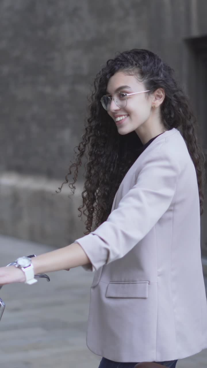 Young Woman on a Bicycle