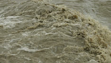 water flow of the mountain river at the time of the spring floods, ukraine,carpathians,  background