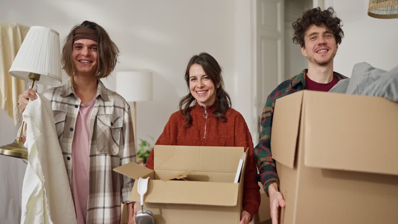 Friends Moving Together