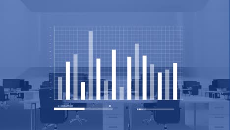 Gráfico-Azul-Y-Blanco-Procesando-Datos-En-Computadoras-En-Escritorios-En-Oficinas-Vacías
