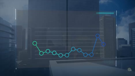 Animation-of-data-processing-over-cityscape