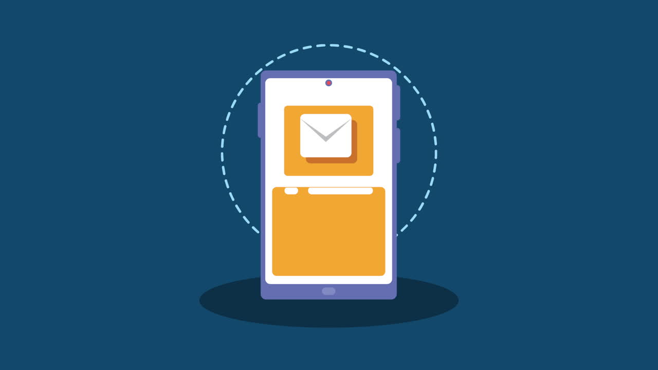 Mobile Phone with Email Notification