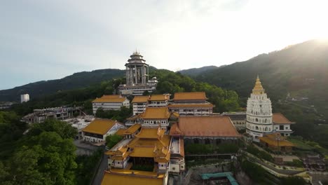 kek lok si temple fpv drone shot