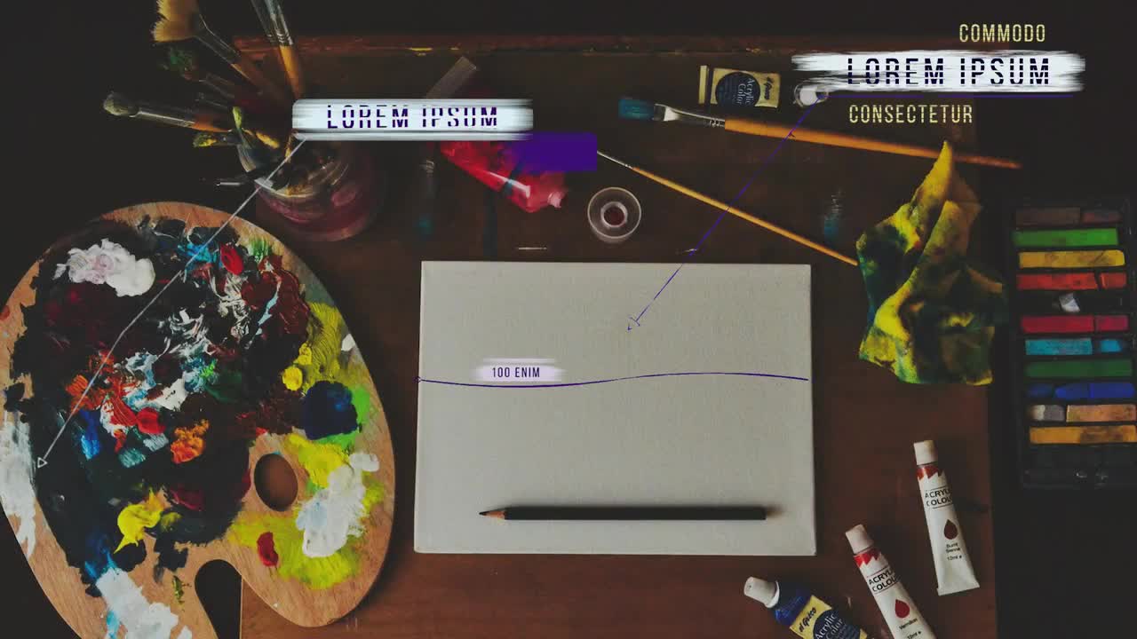 Art Supplies and Painting Tools