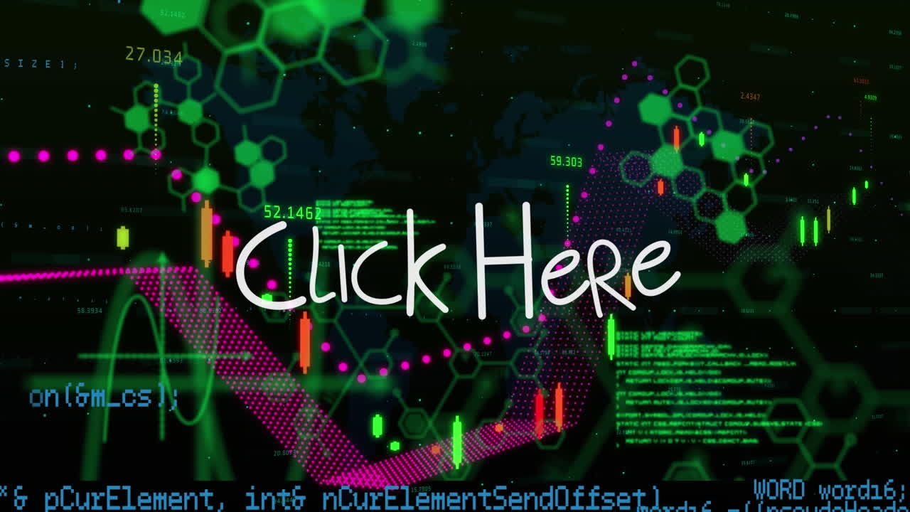 검은색 배경의 텍스트 및 데이터 처리 여기를 클릭하십시오