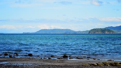 still handheld 1080p footage of playa conchal near tamarindo, costa rica on a sunny afternoon