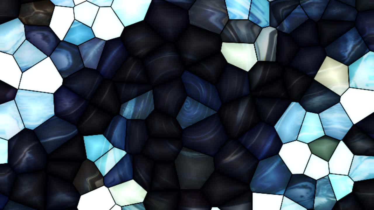 hermoso fondo de movimiento de vidrio poligonal de colores abstractos.