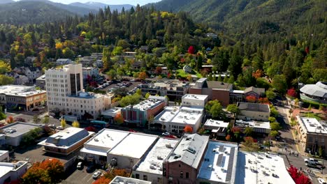 vista aérea de ashland, oregon