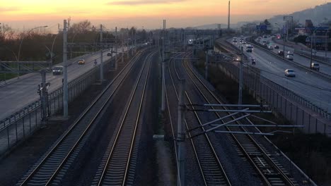 Städtischer-S-Bahn-Transport