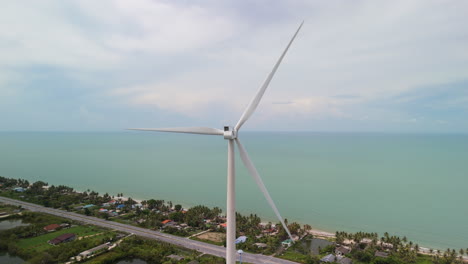 coastal wind turbine wind energy by the sea