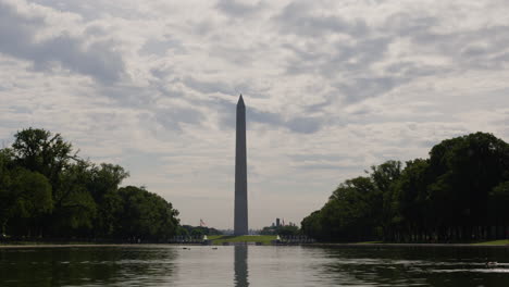 washington monument in the united states with copy space